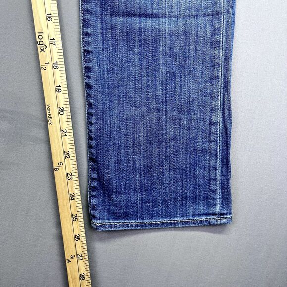 Rock &‎ Republic Slim Straight Jeans Womens Size 8 Light Wash Blue Flap Pocket - Picture 5 of 14